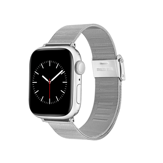 Apple Watch Series 10 Argent en Maille Métallique